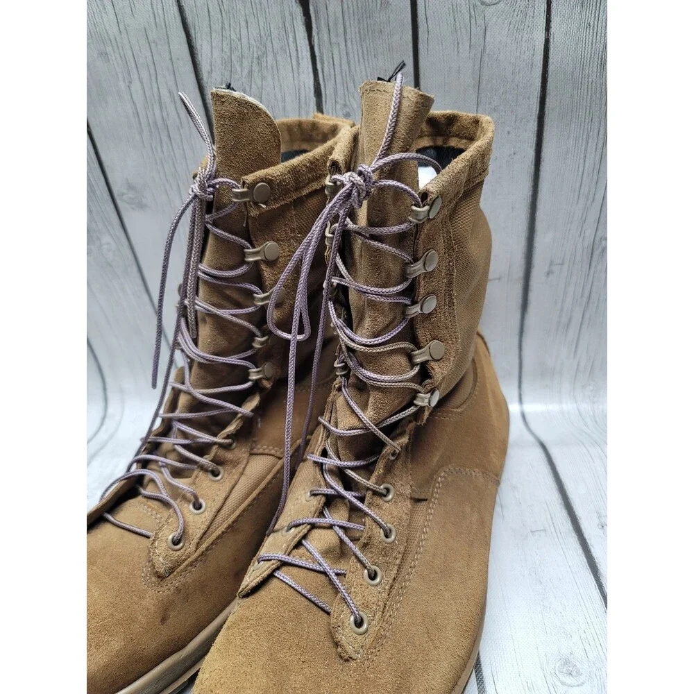 McRae Army Combat Boots Men's  13.5 W Gore-Tex Vibram Suede Cordura Coyote Brown